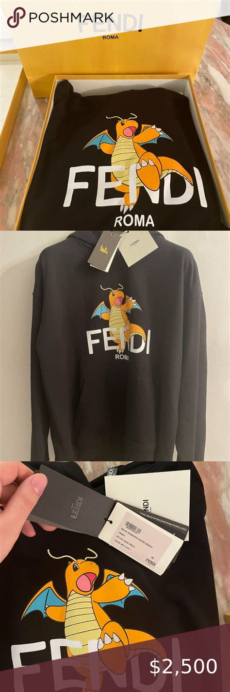 fendi pokemon collab|Fendi pokemon hoodie.